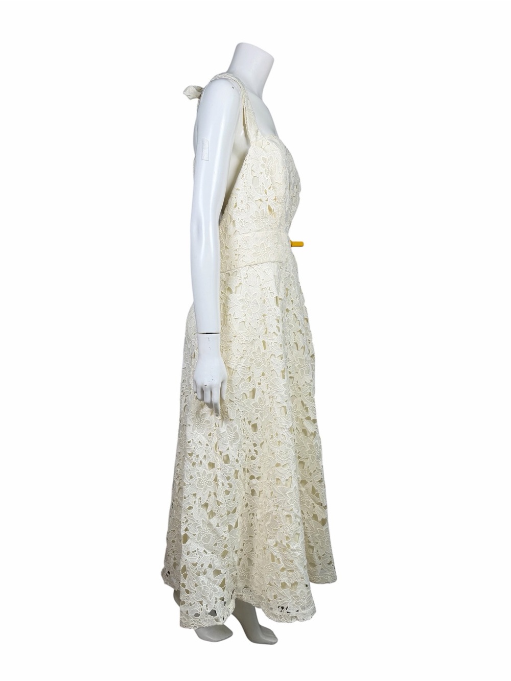 Prabal Gurung for JCPenney Ivory Lace Midi Dress NWT Plus Size 22W Floral Cutout - Picture 9 of 16